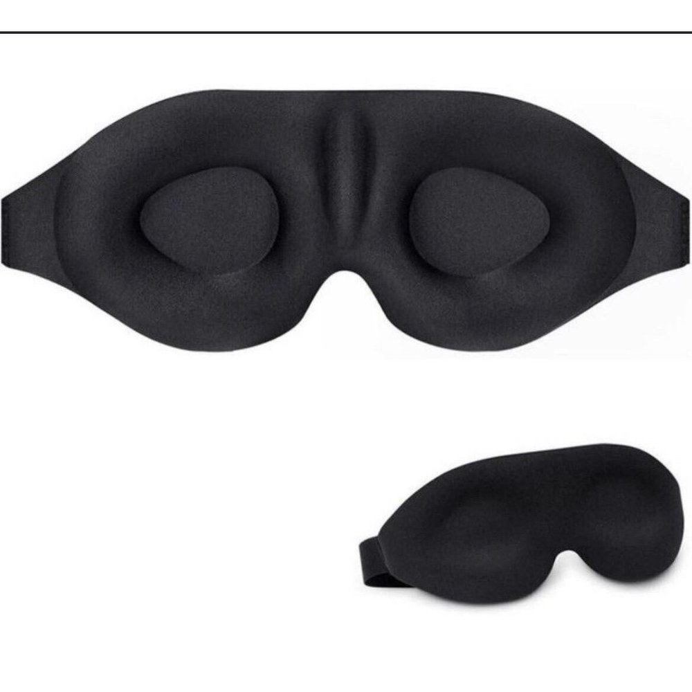 3D Sleep Eye Mask for Men Women, 3D Contoured Cup Sleeping Mask & Blindfold